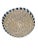 Small Handwoven Vietnamese Seagrass Basket in Black & Natural Woven Pattern For Sale - Image 4 of 7