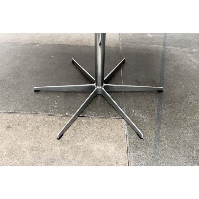 Fritz Hansen Mid-Century Modern Danish Minimalist Table by Piet Hein, Bruno Mathsson, Arne Jacobsen for Fritz Hansen, 1980s, 1984 For Sale - Image 4 of 18