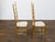 Gold Pair of Midcentury Italian Gilt Wood High Back Side Chairs with Upholstery For Sale - Image 8 of 12