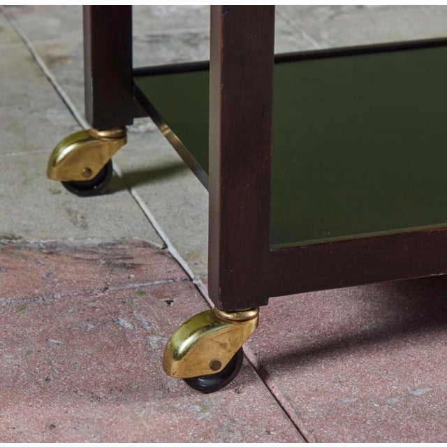 1960s Edward Wormley Bar Cart for Dunbar For Sale In West Palm - Image 6 of 14