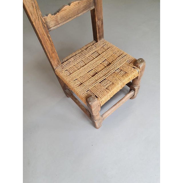 Brutalist Rope Chairs, Mid-1900s, Set of 2 For Sale - Image 11 of 16