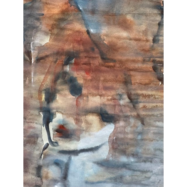 Contemporary Gilbert Pauli, Beaten Children, 1997, Watercolor on Paper For Sale - Image 3 of 8