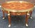 Mid 20th Century French Empire Style Mahogany Marquetry and Ormolu Mount Galleried Coffee Table For Sale In Washington DC - Image 6 of 11