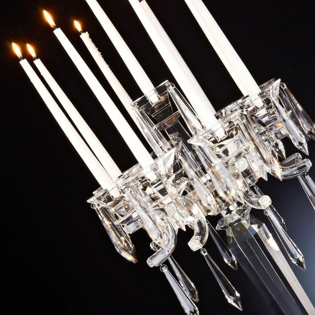 Crystal Nefertari Candelabra with 9 Arms by Giorgio Tesi for VGnewtrend For Sale - Image 6 of 9