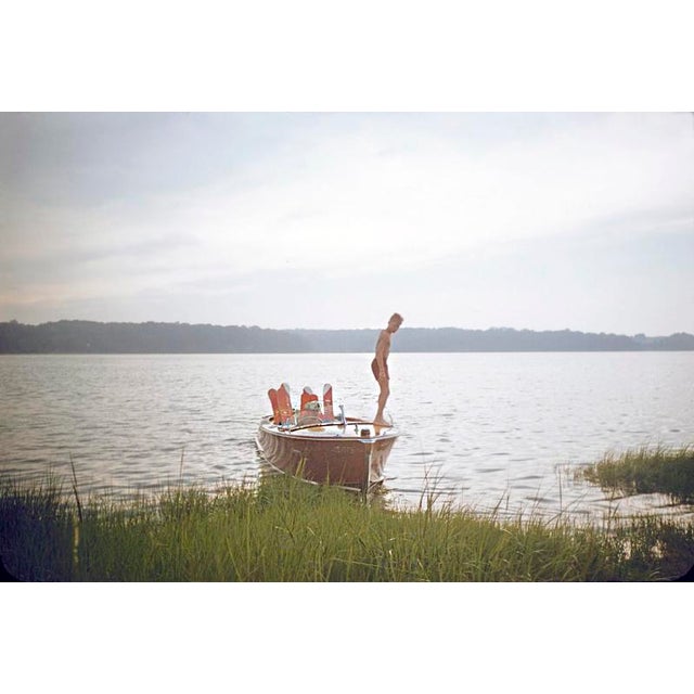 Boat Coming In by Toni Frissell A waterskier contemplates the water, 1956. (Photo by Toni Frissell) 12x16" inches /...