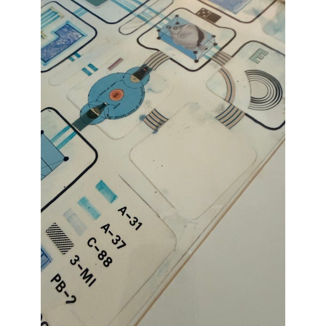 1970s Framed David Welch Signed Mixed Media Collage: "Technical Study With Natural History Motifs" For Sale - Image 14 of 16