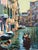 Figurative Late 20th Century Howard Behrens 'Gondoliers' Limited Edition Signed Serigraph of Venice For Sale - Image 3 of 7
