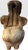 Tribal Mid 20th Century Pre-Columbian Style Nayarit Terracotta Kneeling Woman Grinding Metate Effigy Sculpture For Sale - Image 3 of 11