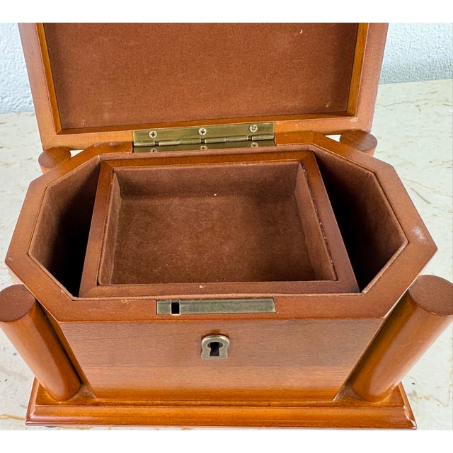 Vintage Global Views Handcrafted Trinket Box For Sale - Image 9 of 10