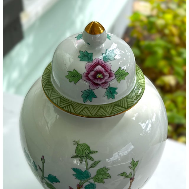 Large Lidded Chinoiserie Jar For Sale - Image 9 of 18