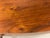1950s Refinished t.h. Robsjohn Gibbings for Widdicomb Walnut Oval Coffee Table For Sale In Boston - Image 6 of 10