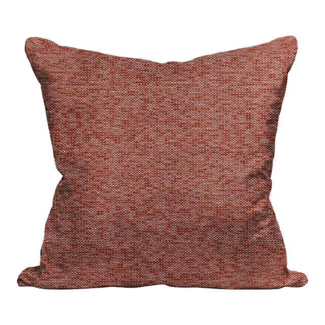 The House of Scalamandré Torrs Pillow, Pimento For Sale
