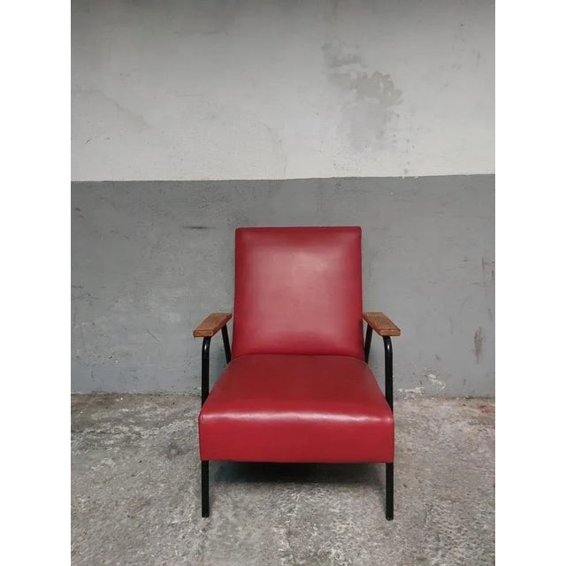 Metal Rio Lounge Chair by Pierre Guariche for Meurop For Sale - Image 7 of 12