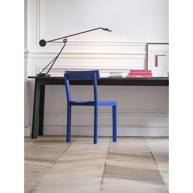 Contemporary Galta Chairs in Blue Oak by Kann Design, Set of 6 For Sale - Image 3 of 10