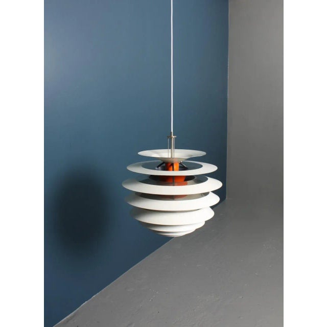 Mid-Century Modern Mid-Century Danish Pendant Lamp by Poul Henningsen for Louis Poulsen, 1960s For Sale - Image 3 of 8