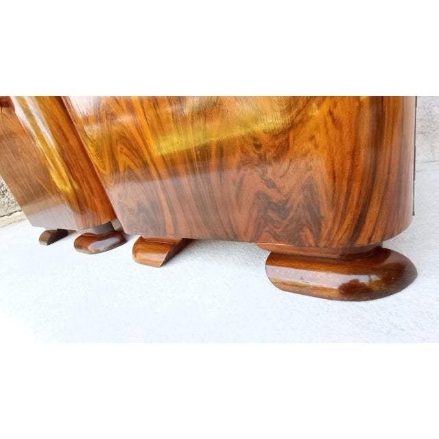 Wood Bedside Tables by Jindřich Halabala for Up Závody, 1950s, Set of 2 For Sale - Image 7 of 18
