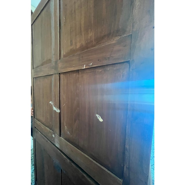 Italian Cherry Wood Display Cabinet, Mid-1800's For Sale - Image 11 of 11