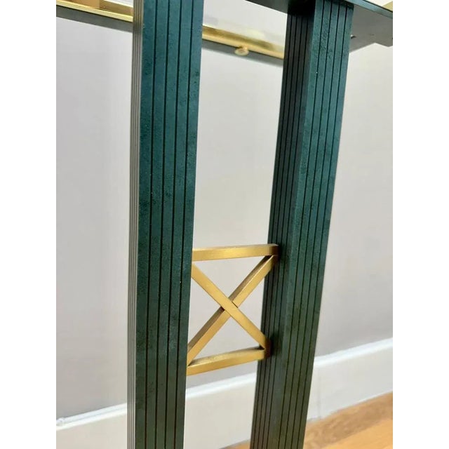 Italian Brass and Bronze Pedestals, 1980, Set of 2 For Sale - Image 15 of 18