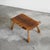 Wide Legged Mid Century Live Edge Coffee or Side Table in Solid Walnut 1950s. A nice and distinct wide legged mid century...