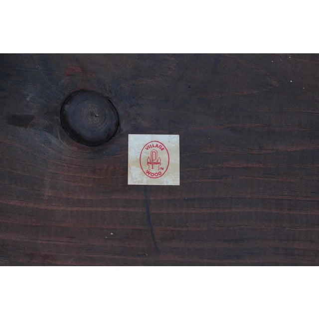 Pfaltzgraff Village Wood Tray With Heart Cutout Handles For Sale - Image 15 of 15