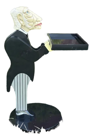 Vintage Bombay Company ‘James the Butler’ Figurative Serving Stand 90’s