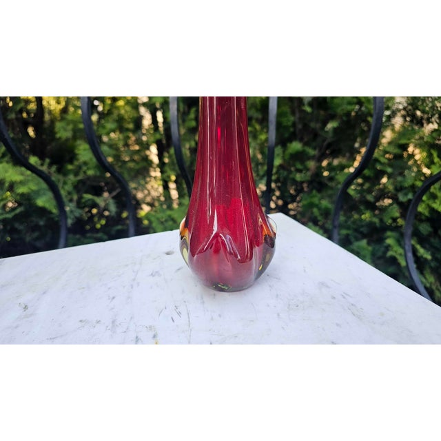 Vintage Murano Vase, 1970s For Sale - Image 3 of 4