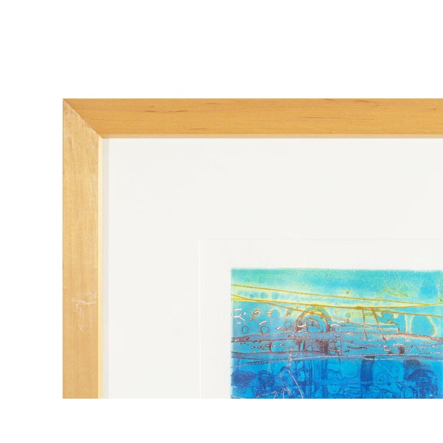 Abstract Intaglio Print by Shoichi Hasegawa For Sale - Image 4 of 8