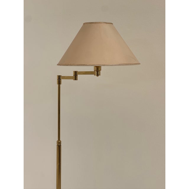 Brass Floor Lamp, 1980s For Sale - Image 3 of 12