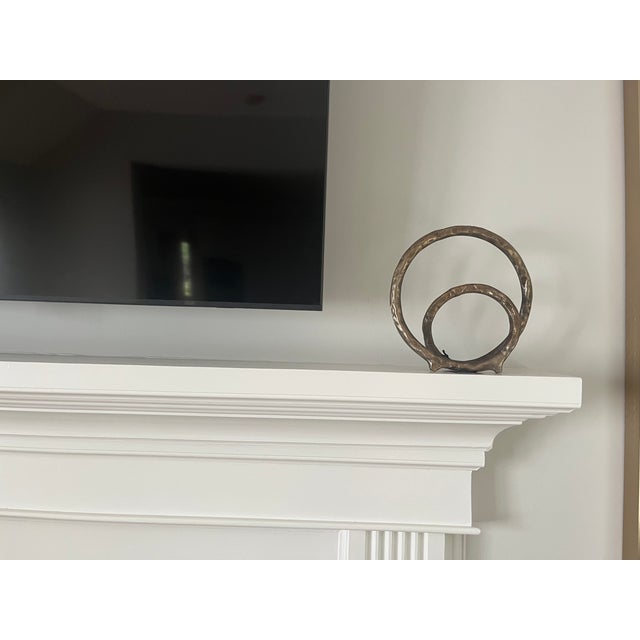 Napa Home & Garden Eldon Sculpture New with Tag Approximately 10.5" x 10.5" x 3" This sculpture has a antique gold finish....