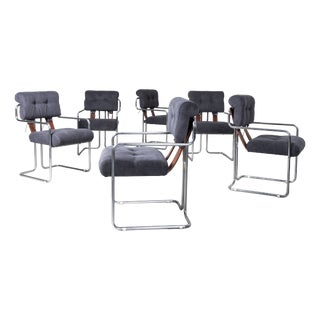 Tucroma Chairs attributed to Guido Faleschini, 1970s, Set of 6 For Sale