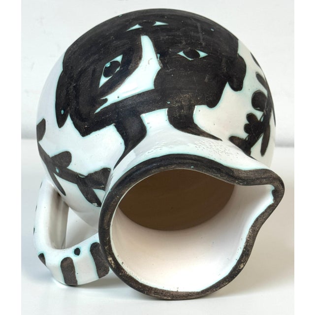 Modern Pablo Picasso, Visage noir (Black Face Pitcher), Madoura, 1953 For Sale - Image 3 of 18