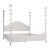 NOIR Ferret Bed, Eastern King, White Wash For Sale