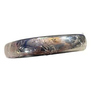 Vintage Sterling Silver Bangle Marked Bab for Ballou & Co. For Sale