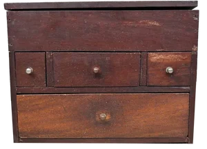 Vintage Haribako Sewing Box, Japan, 1950s