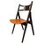 Early Patinated Sawbuck Chair with Original Leather by Hans J. Wegner for Carl Hansen & Søn, 1950s For Sale - Image 12 of 12