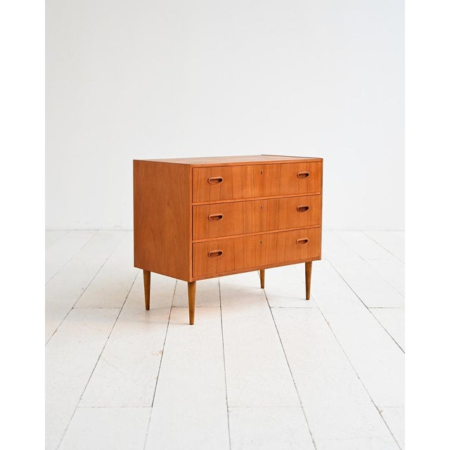 Teak Chest of Drawers from Karlit, Sweden, 1950s/60s For Sale - Image 3 of 10