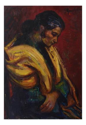 Isidre Nonell and Monturiol, Follower, Gypsy Lady, 1970s, Oil on Canvas