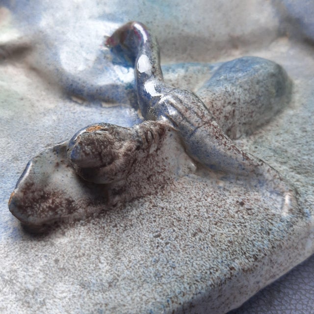 Vintage Majolica Libra High Relief, 1960s For Sale - Image 10 of 14