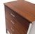 Brown Drawer Small Petit Narrow Bachelor Chest For Sale - Image 8 of 11