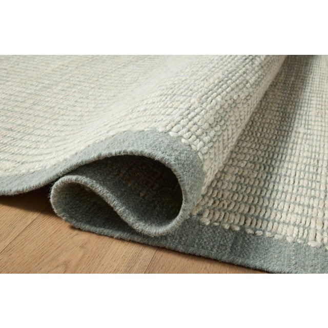 Transitional Amber Lewis x Loloi Lilah Ivory / Sky 2'-6" x 7'-6" Runner Rug For Sale - Image 3 of 6