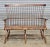Store Item: Windsor Arm Fan Back Bench Bench Made by Fredrick Duckloe in Pennsylvania Description: Bench features a fan...