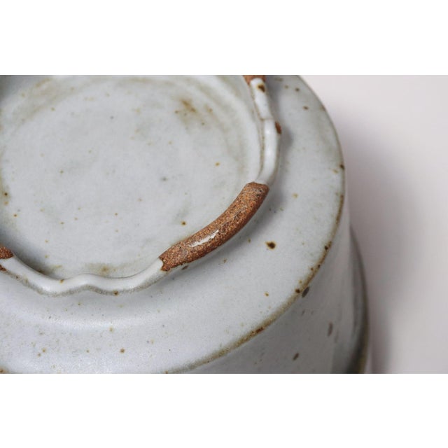 Vintage Blue and Green Studio Pottery Square Planter by Deanna Nichols For Sale - Image 14 of 16