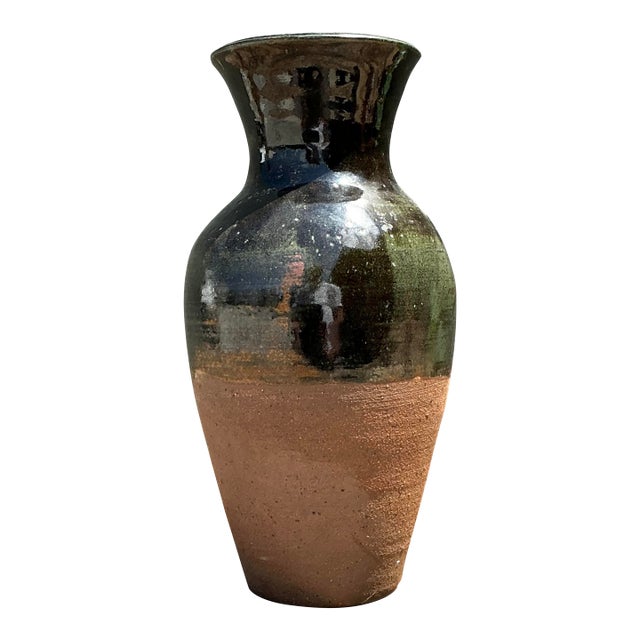 Vintage Original Studio Pottery Vase For Sale