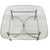 1970s Italian Brass and Glass Coffee Table, Hollywood Regency Style, 38.75", Circa 1970s For Sale - Image 5 of 12