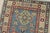 Kazak Runner 2’9” X 9’6” Blue Wool Tribal Hand-Knotted Oriental Rug For Sale In Philadelphia - Image 6 of 13