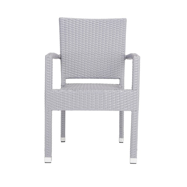 Comfortable and easy-care, the outdoor Armchair is sold in sets of two for stylish conversation groupings on the patio....