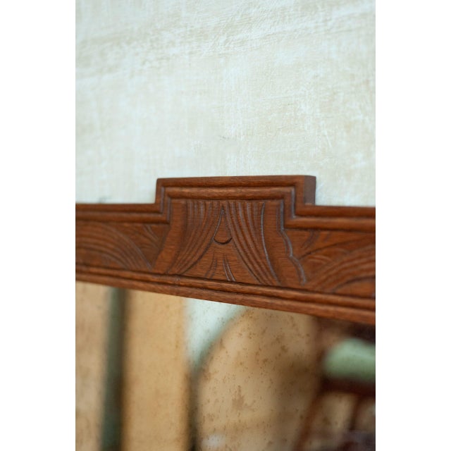 Mirror with Wooden Frame, Early 1900s For Sale - Image 3 of 6