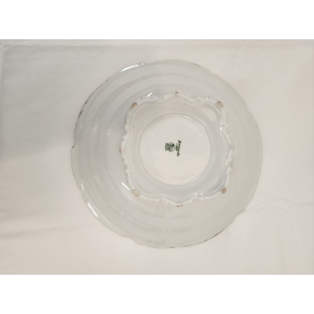 1950s Stunning Signed Zack '56 Selb Hutschenreuther Hand Painted Plate For Sale In Seattle - Image 6 of 7
