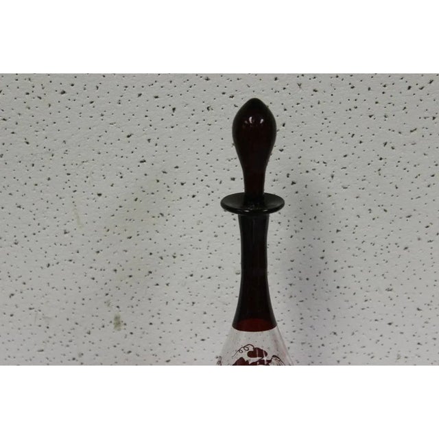 Vintage Handblown Glass Decanter For Sale In Washington DC - Image 6 of 8