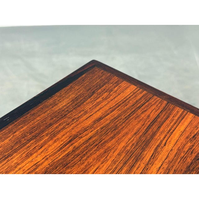 Wood Mid-Century Modern Danish Rosewood Side Table, 1960s For Sale - Image 7 of 14